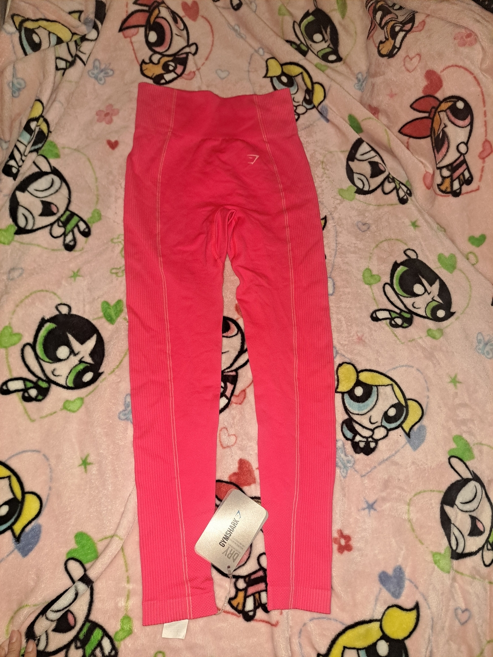 Gymshark Women's  High-Waist Cyber Pink Leggings